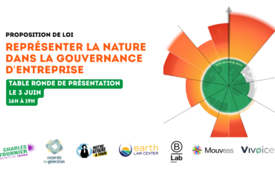 Proposition de loi visant à représenter la nature en entreprise déposée, table ronde le 3 juin à l&rsquo;Assemblée nationale